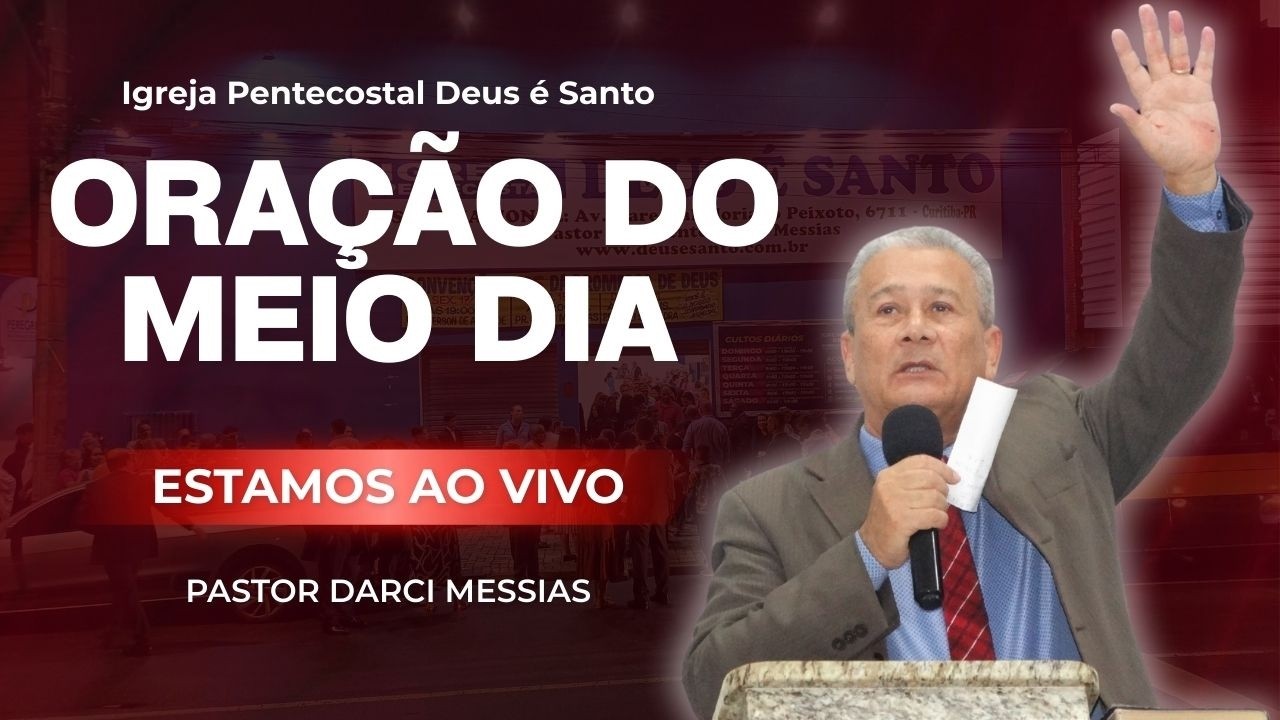 CAMPANHA DE ORAÇÃO DE 21 MINUTOS DE ORAÇÃO - MEIO DIA COM PASTOR MESSIAS 11-02-2026