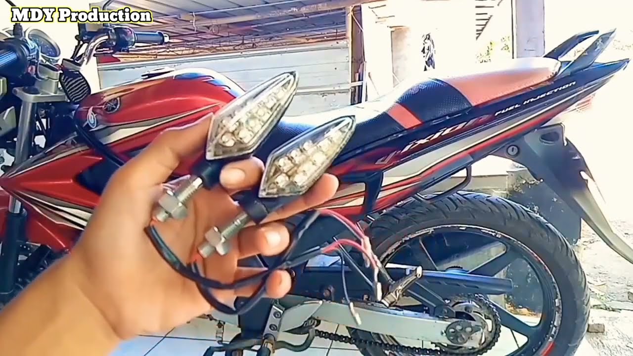 CARA PASANG LAMPU SEN RETING LED PADA MOTOR VIXION