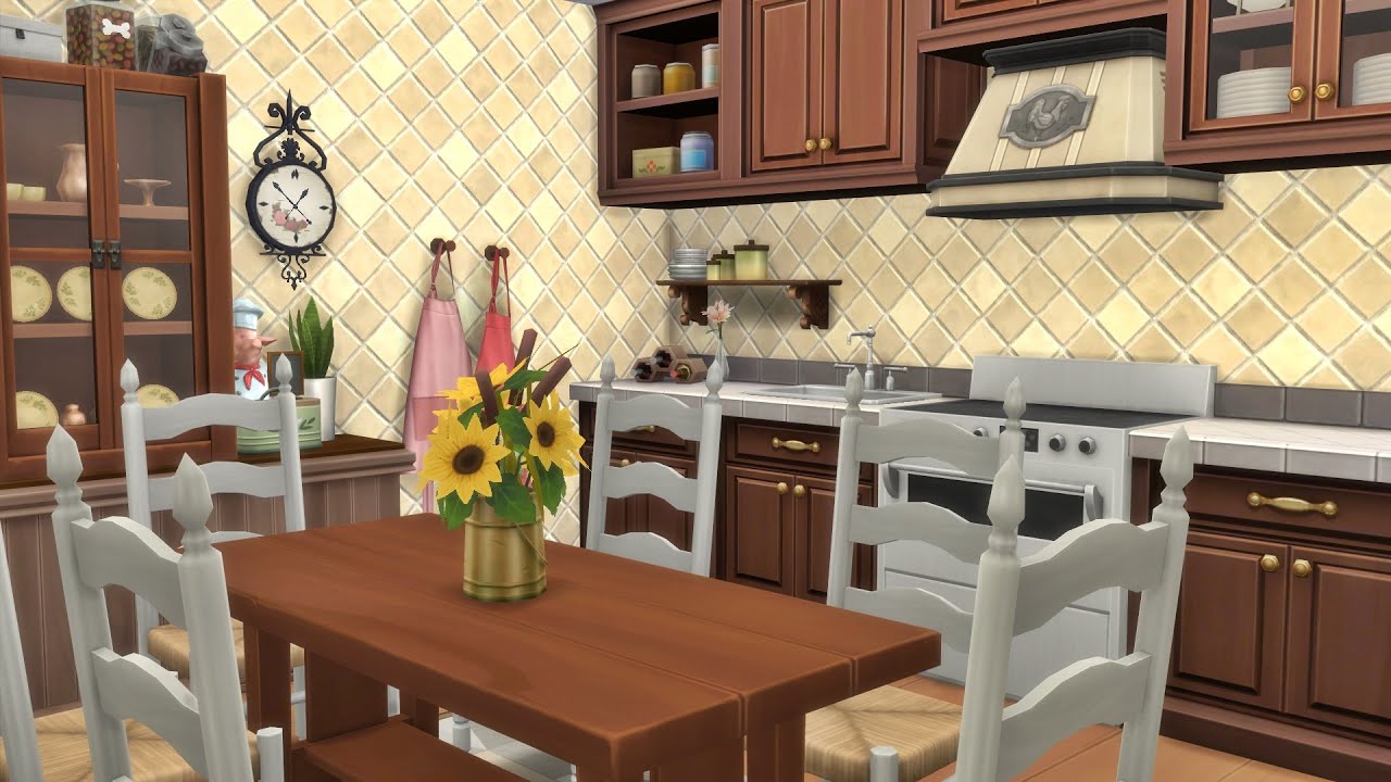 Family Farmhouse 🐮 | No CC | THE SIMS 4 Stop Motion |  Speed build| Mulenas