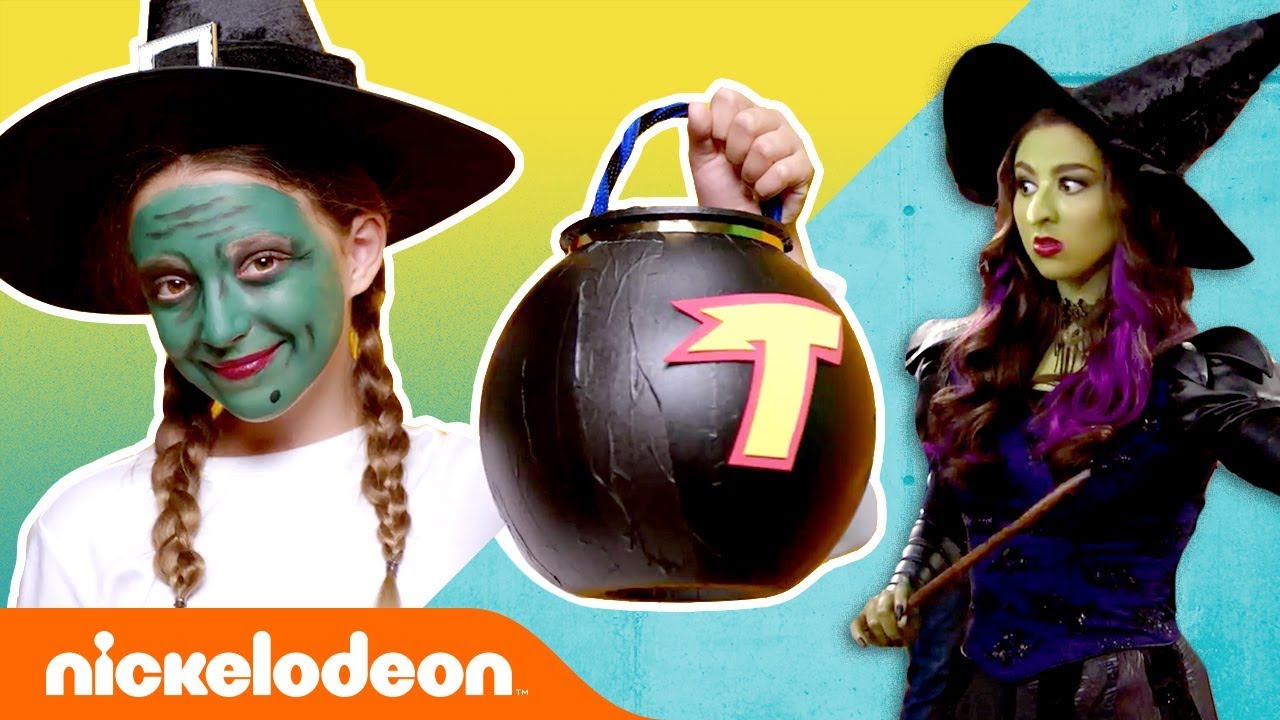 DIY Halloween Make-Up & Costumes 👻 Ft. SpongeBob, Henry Danger, & More! | #TryThis