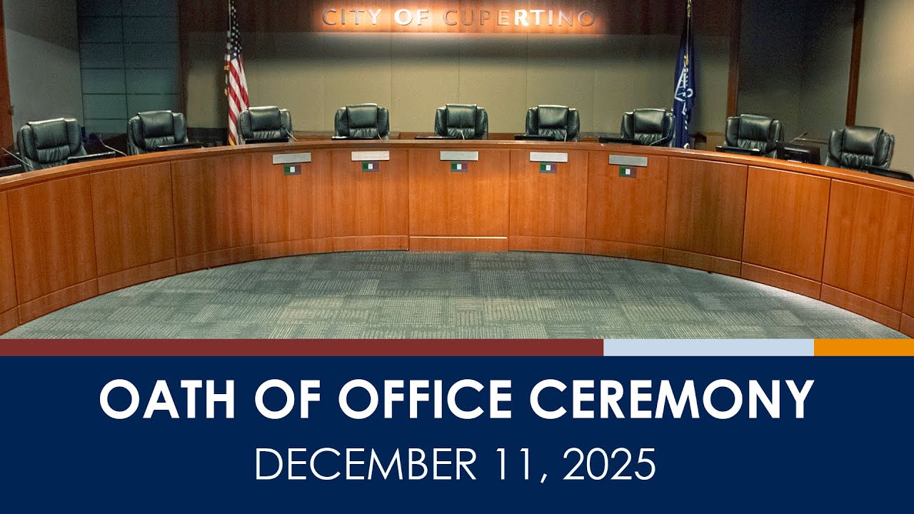 Cupertino Oath of Office Ceremony 2025