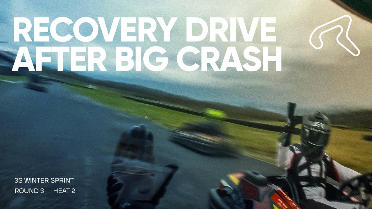 Recovery drive after being taken out! — R3, H2 / Winter Sprint / Three Sisters Outdoor Karting