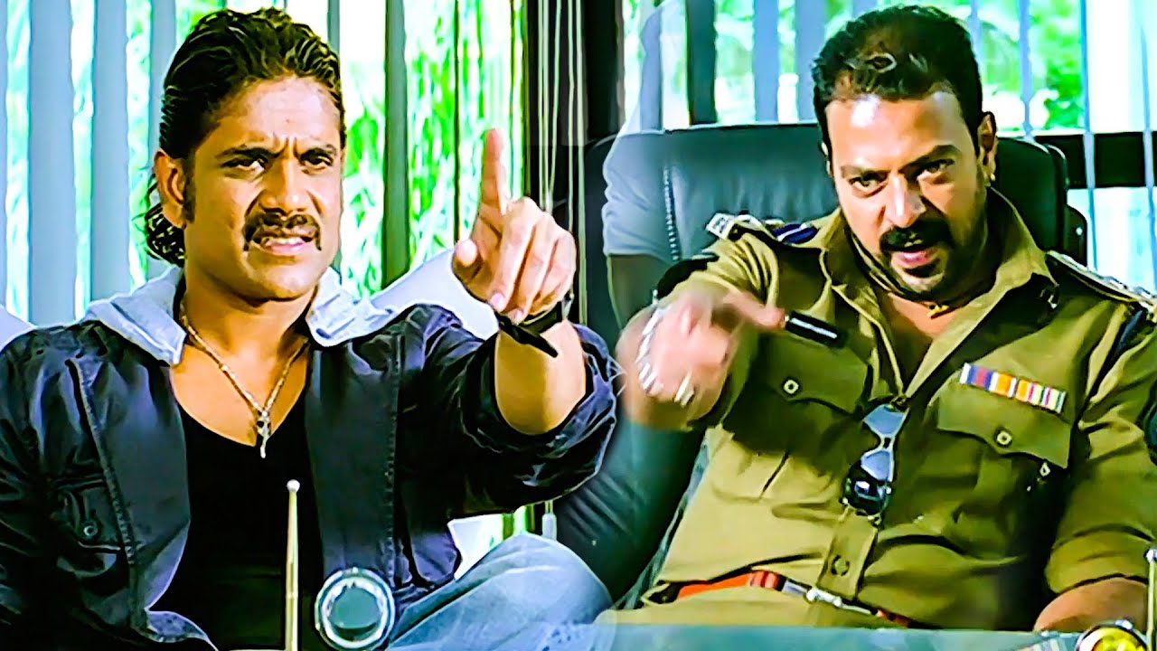 Nagarjuna And Chalapathi Rao Telugu SuperHti Movie Scene | @BhaleChitralu