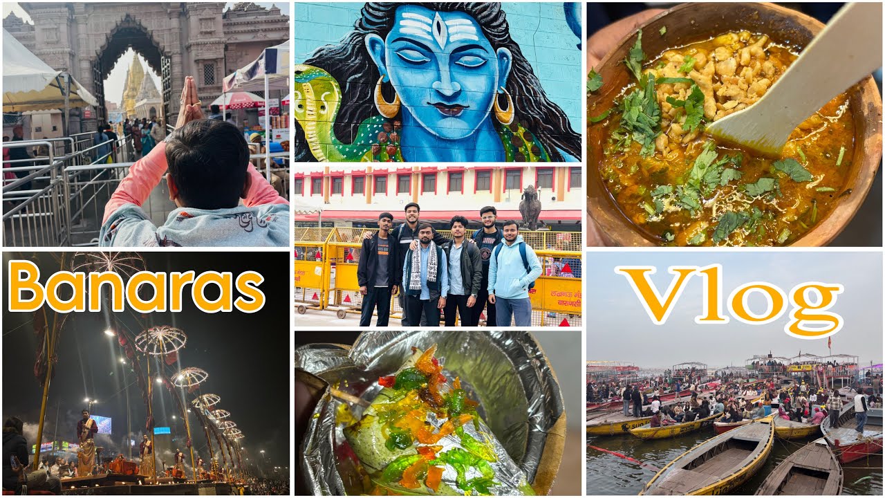 Exploring Banaras in 24 Hours 🛕✨ | Food, Friends & Ghat Life 🛕✨/#BanarasVlog #Varanasi #GangaAarti 
