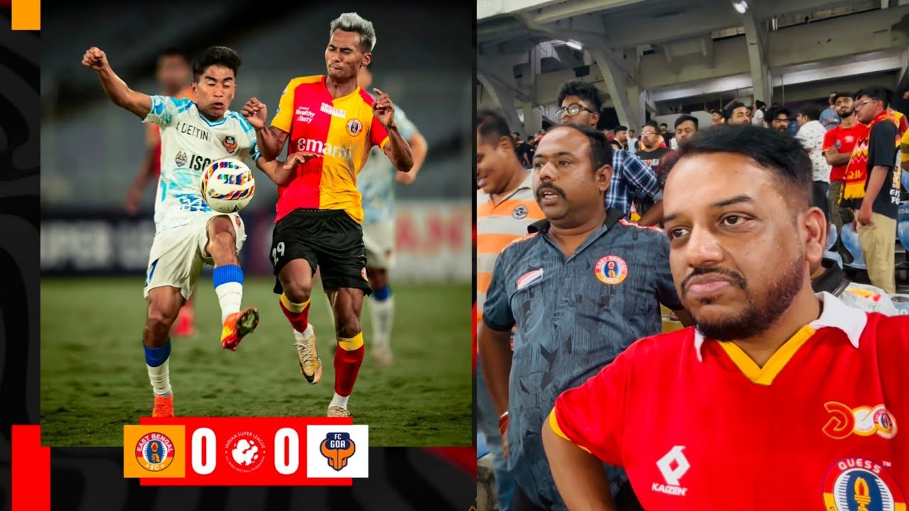 East Bengal vs FC Goa Matchday Vlog ❤️💛