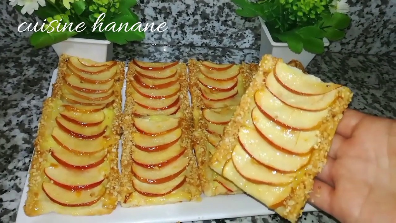 مسمن بالتفاح و الكريم باتسسيير شكل جديد و مميز مداق رائع مورق و مقرمش 🍎🍎