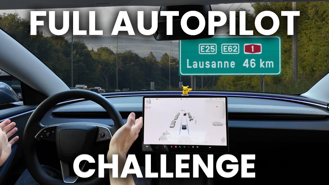 Je Me Laisse Conduire Par L’Autopilot De Genève À Lausanne… Tu Vas Être Surpris !