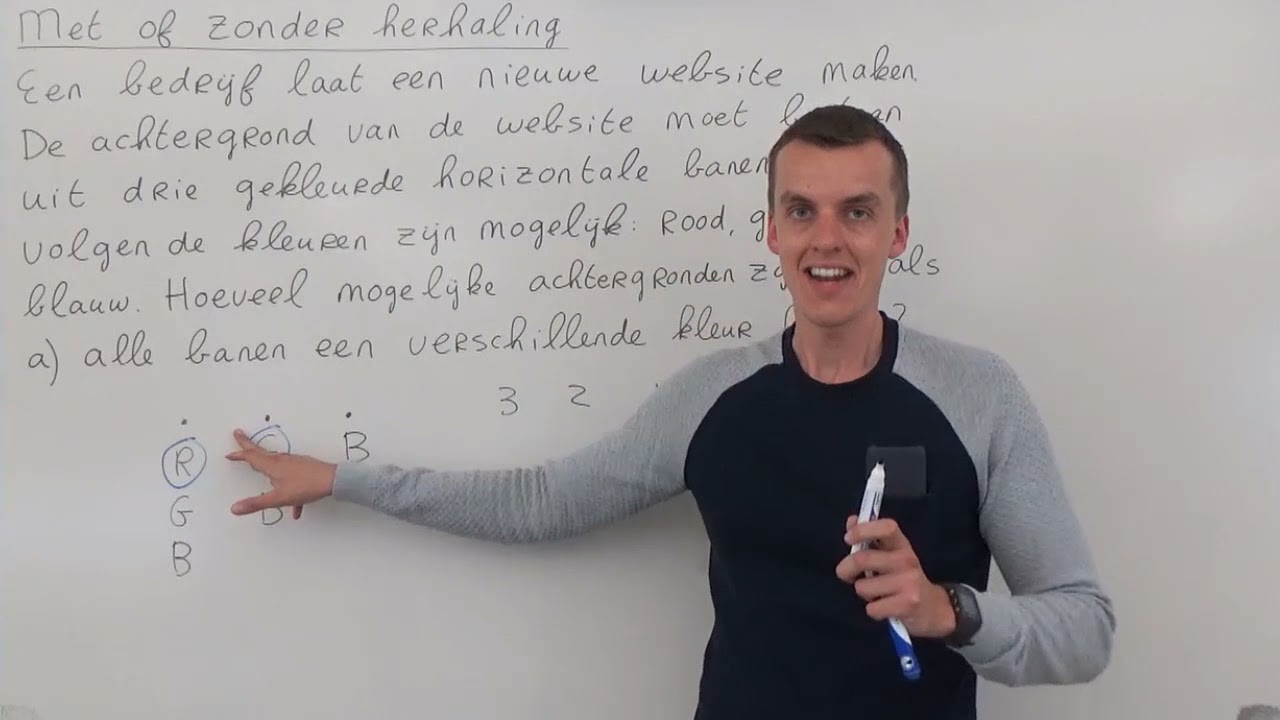 Met of zonder herhaling (HAVO wiskunde A)