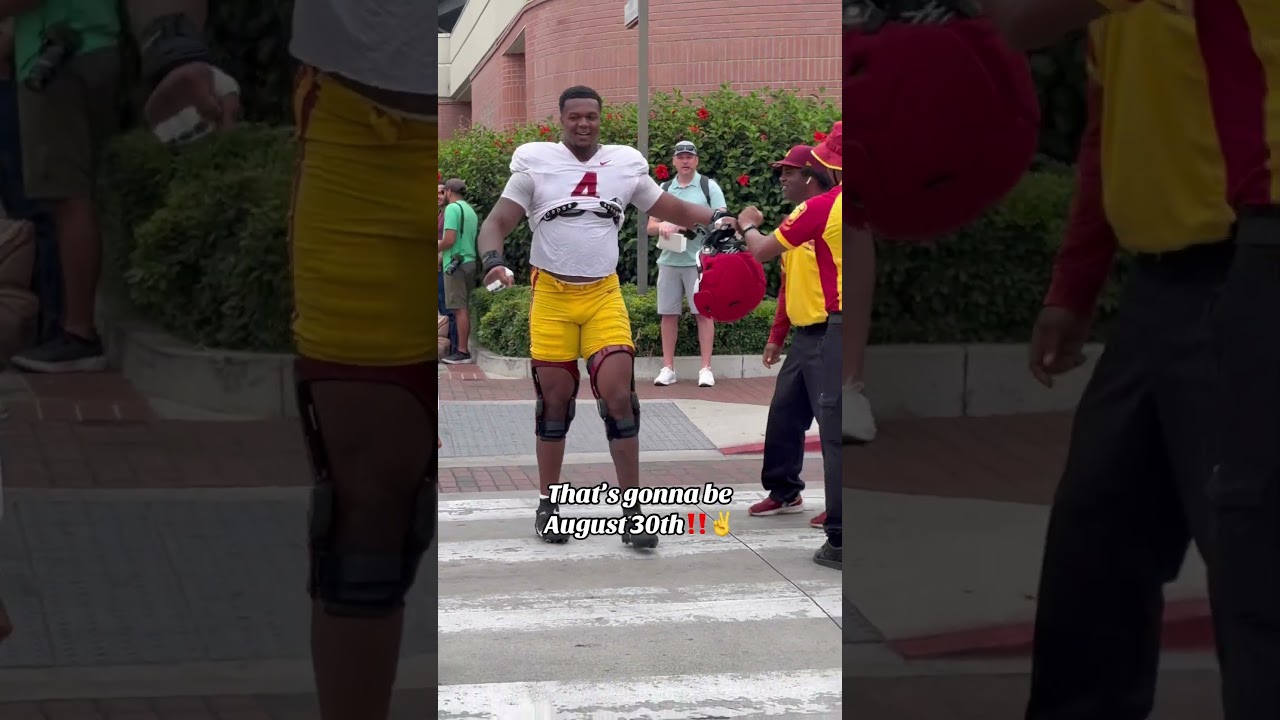Jahkeem Stewart can&rsquo;t WAIT for the season opener‼️👀 #fyp #viral #usc  #football