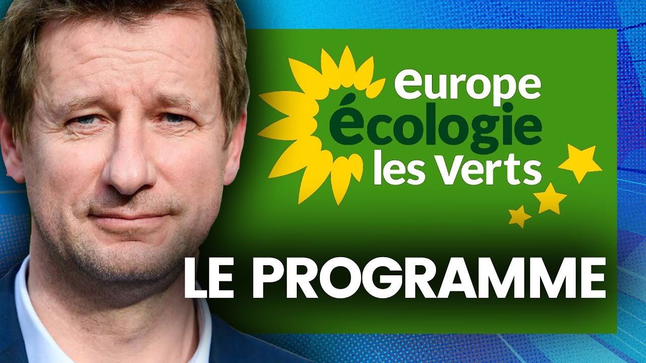 EUROPÉENNES : le programme d'Europe Écologie Les Verts résumé (Yannick Jadot)