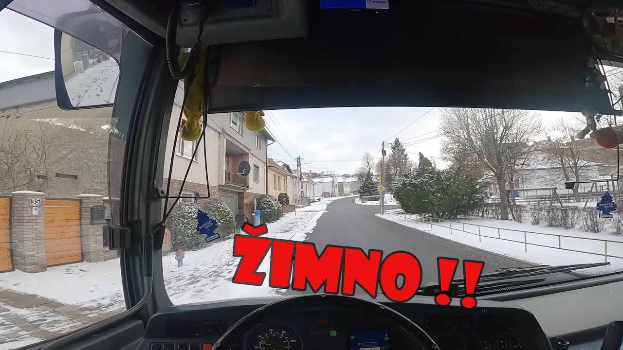 ZEDOL SI PARKU !!! Žima v Kavečanoch :) =linka29= MHD Košice