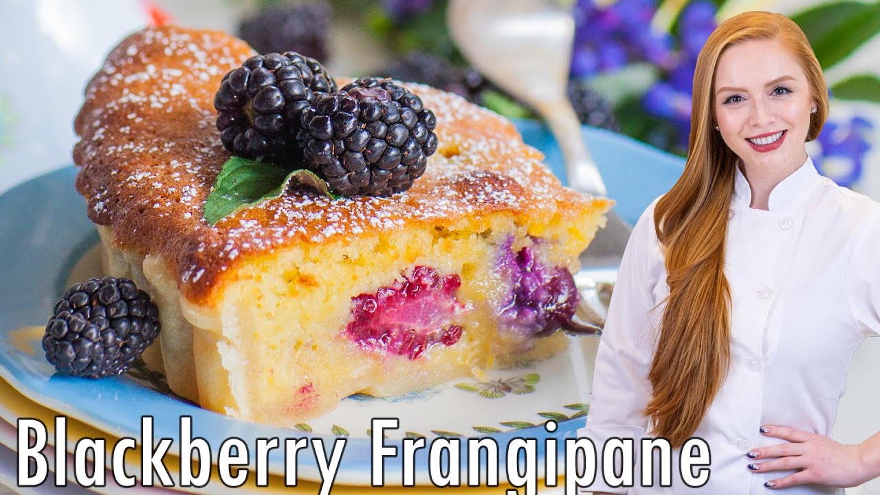 Blackberry Lemon Frangipane Tart Recipe - Delicate Almond Tart with Fruit!!
