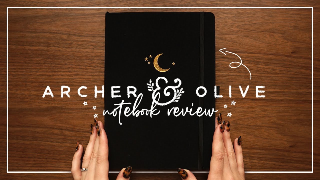 Archer & Olive Bullet Journal Notebook Review (Pen & Paint Test!)