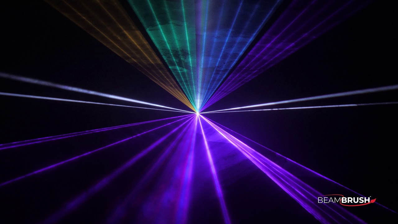 Single Beam Brush® Laser Show | Tunnels Defocused By Lyra Letourneau