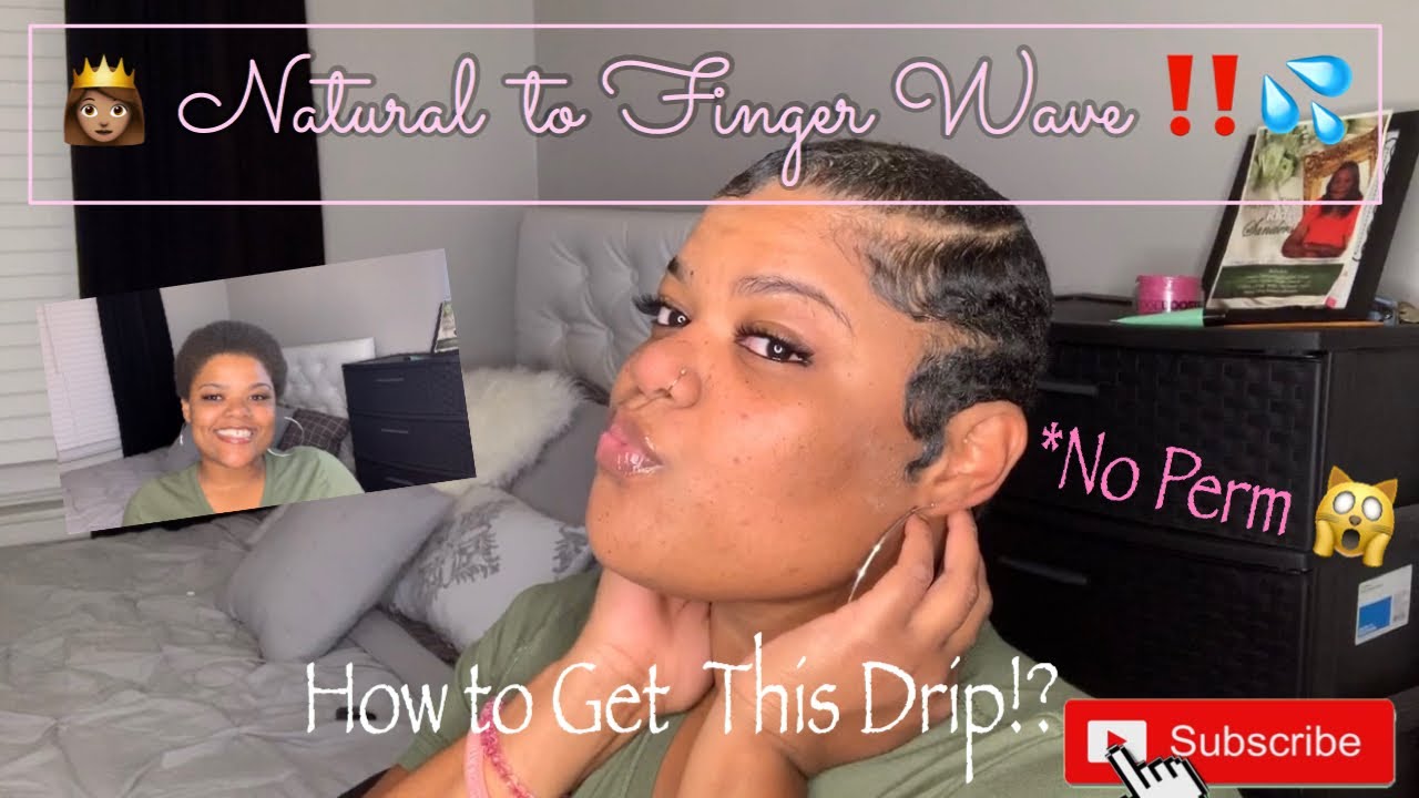 How to do a Finger Wave on Short Natural Hair | NO PERM‼️ | Cool Ass Donj