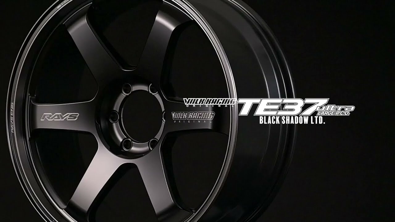 RAYS | VOLK RACING | TE37 ultra LARGE P.C.D. Black Shadow LTD.