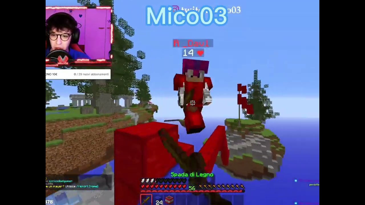 Lion Italiano contro Mico03 sulle bedwars
