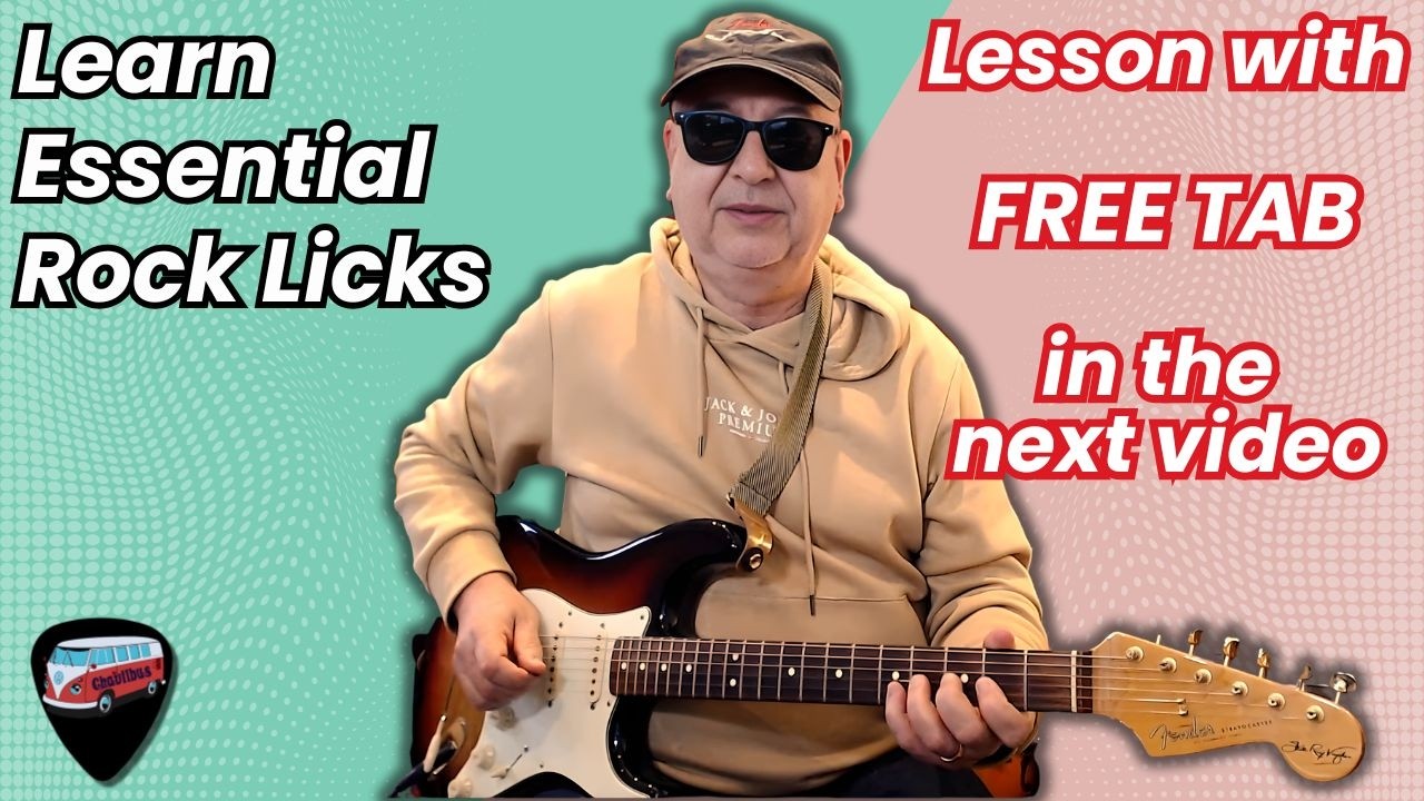 Hot Rock Solo - Learn Essentials rock licks- Lesson with Free Tab in the next video
