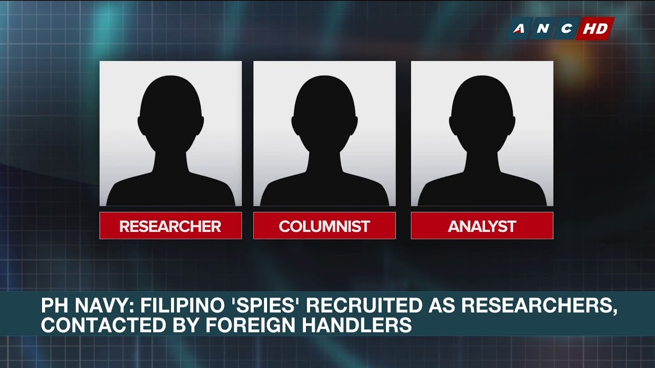 PH Navy: Filipino 'spies' recruited as researchers, contacted by foreign handlers | ANC