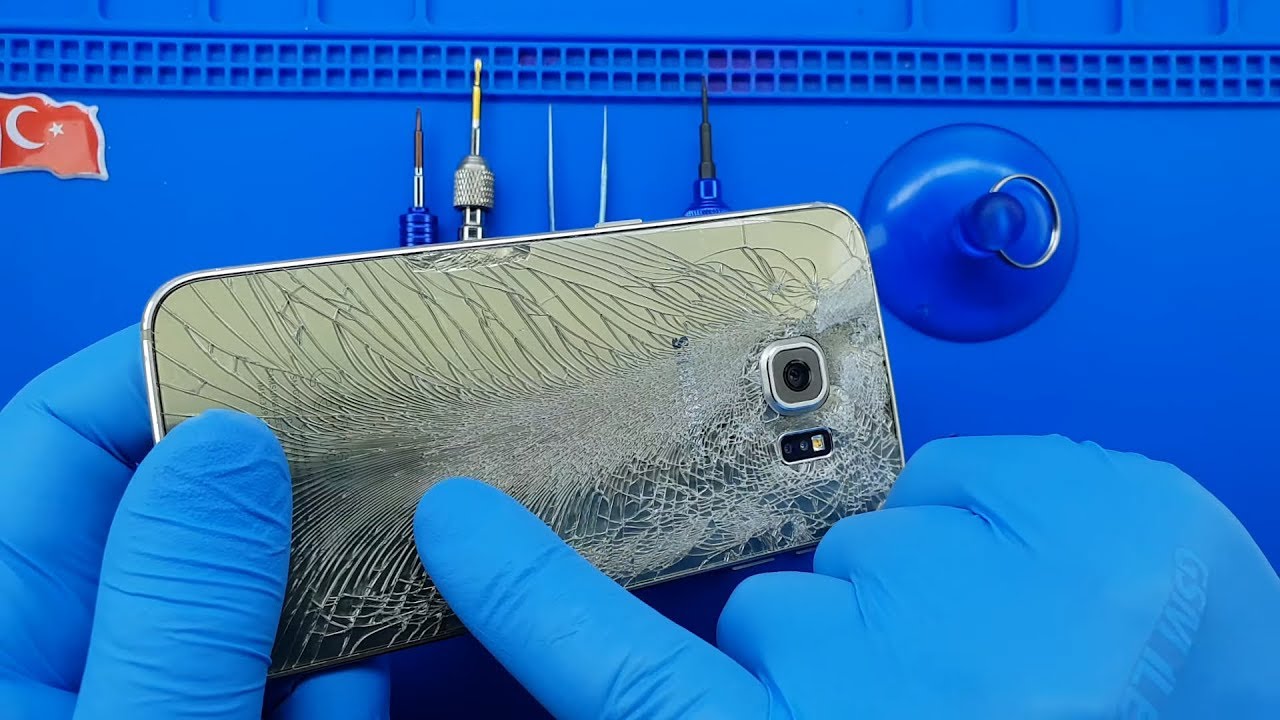 замена экрана Samsung Galaxy S6 Edge 🇷🇺