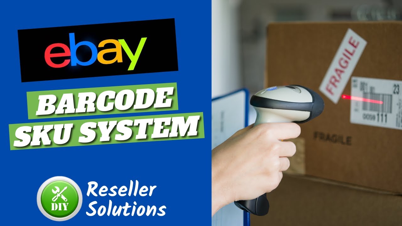 Barcode SKU System for Ebay Etsy & Amazon Resellers