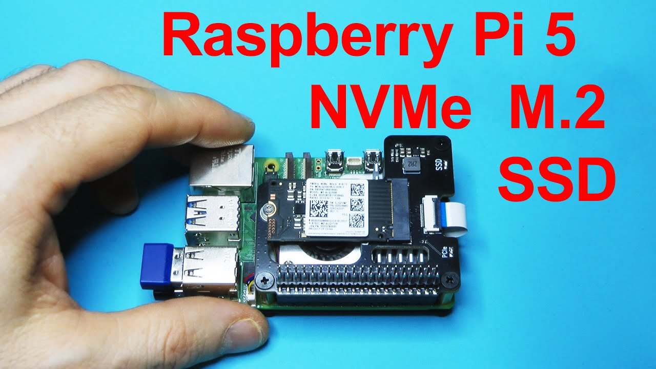 Raspberry Pi 5 NVMe PCIe M.2 SSD