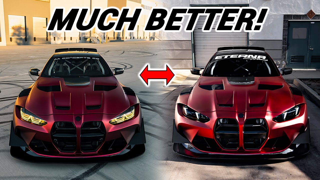 MY M4 GETS 2025 LCI HEADLIGHTS! *SNAKE EYES*