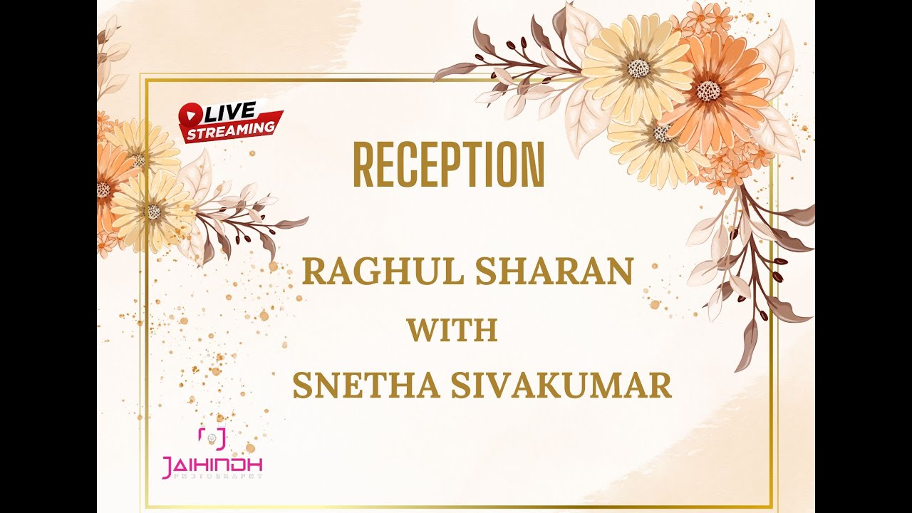 Raghul Sharan with Snetha Sivakumar