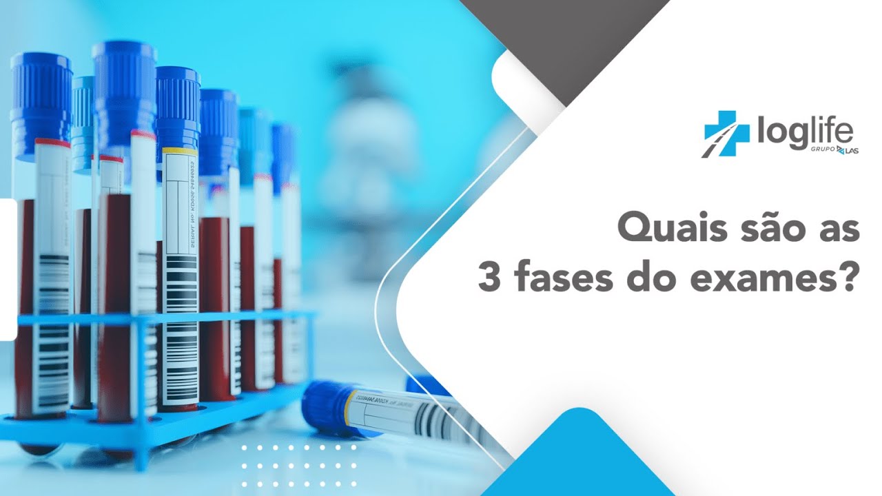 As 3 fases dos exames