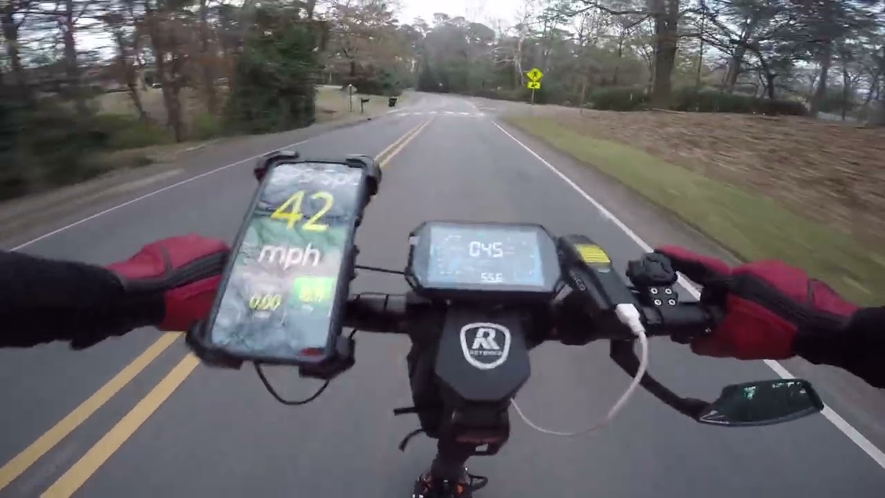 Exit mansions, SPEEDY ride down Overton & INSANE 50 MPH HILL DROP  END.  Reywmer Kullter 60V SCOOTER