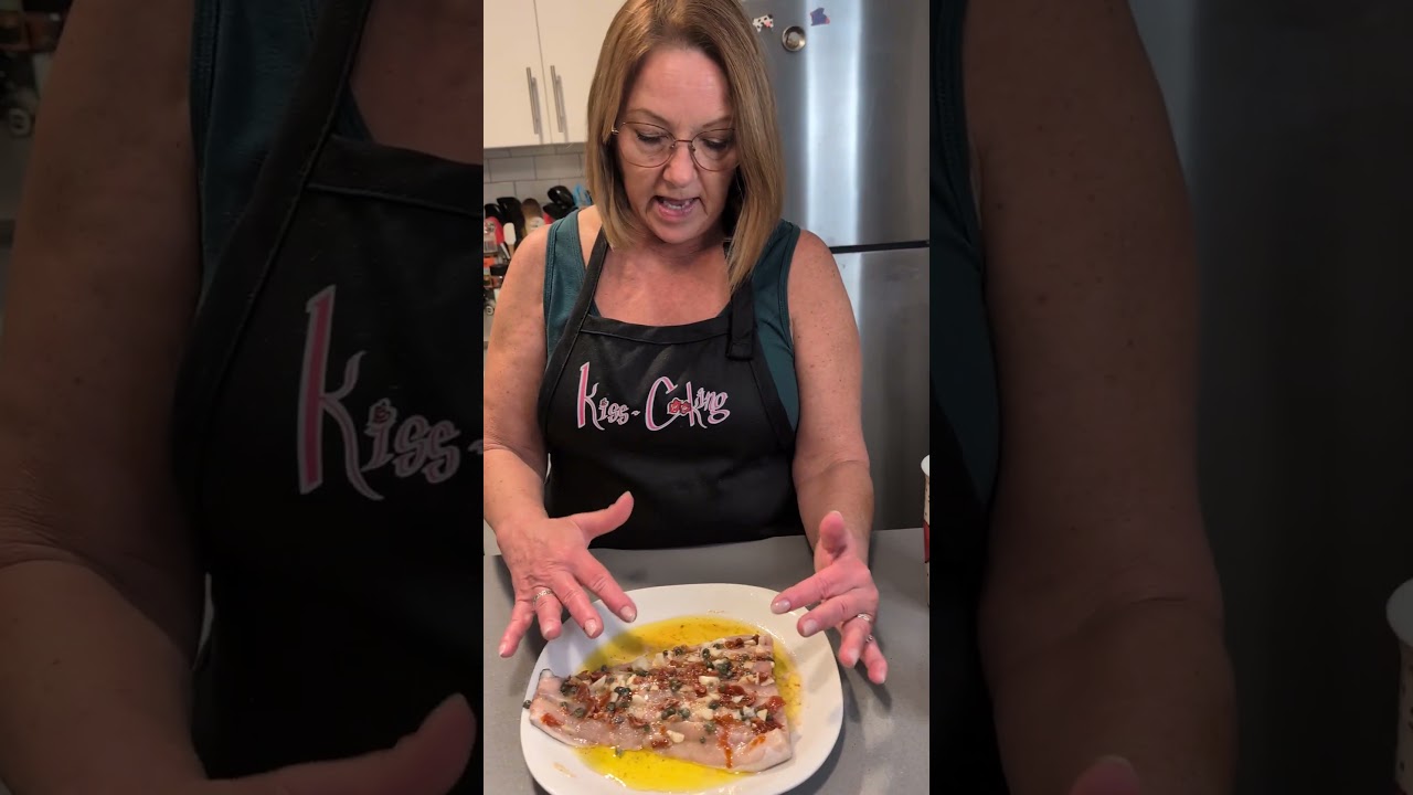 Welcome back to Kiss Cooking. Today Lori makes her famous Mediterranean Salmon.