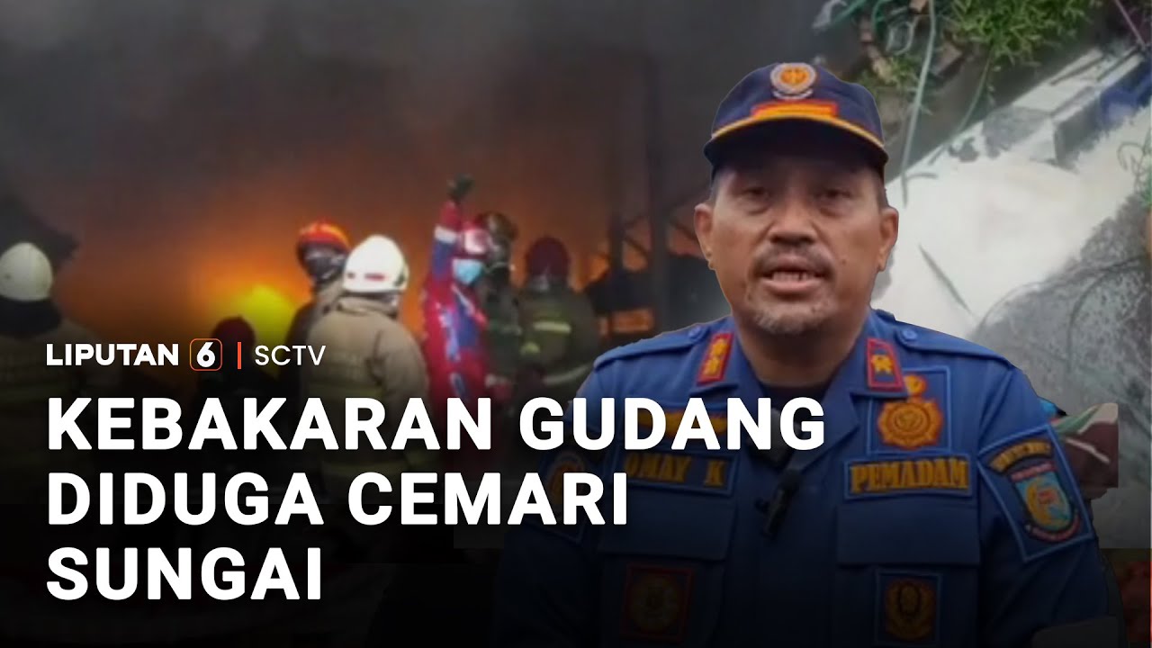 Gudang Pestisida Terbakar, Warga Serpong Keluhkan Bau Menyengat di Sungai | Liputan 6