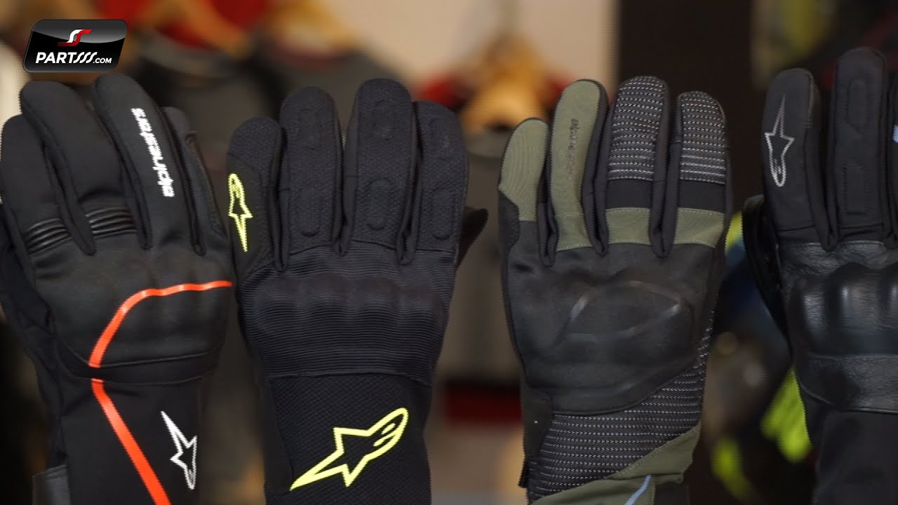 guantes ALPINESTARS ANDES V3, S-MAX, TOURER W7 y SYNCRO V2