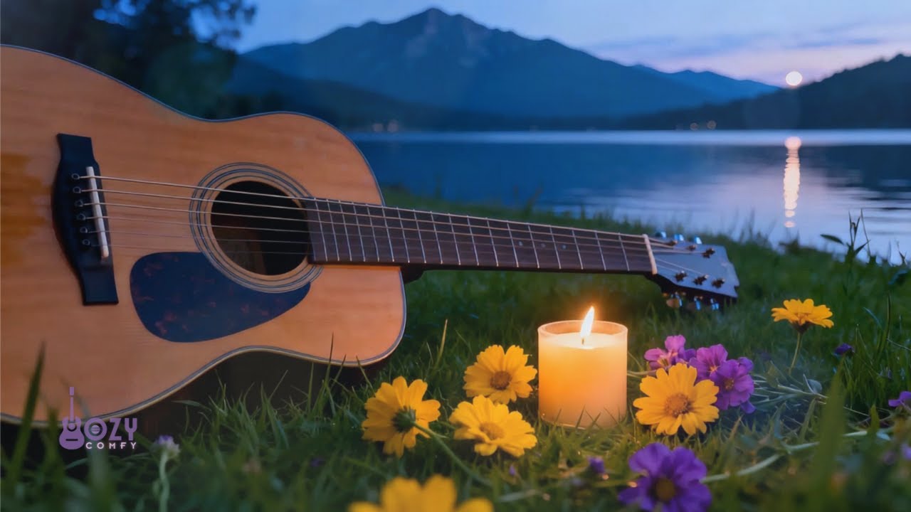 1 Hour Soothing Sunset Guitar - Unwind After a Long Day | Dozy Comfy