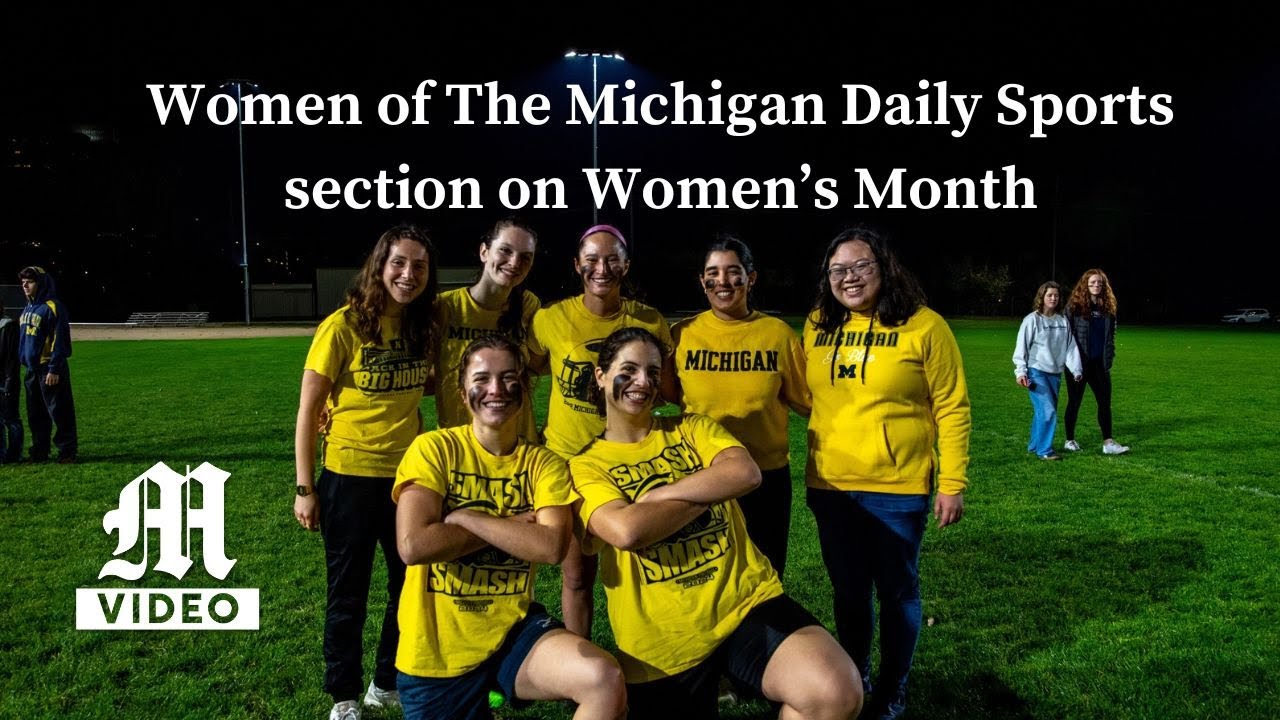 Women of The Michigan Daily Sports section on Women’s Month