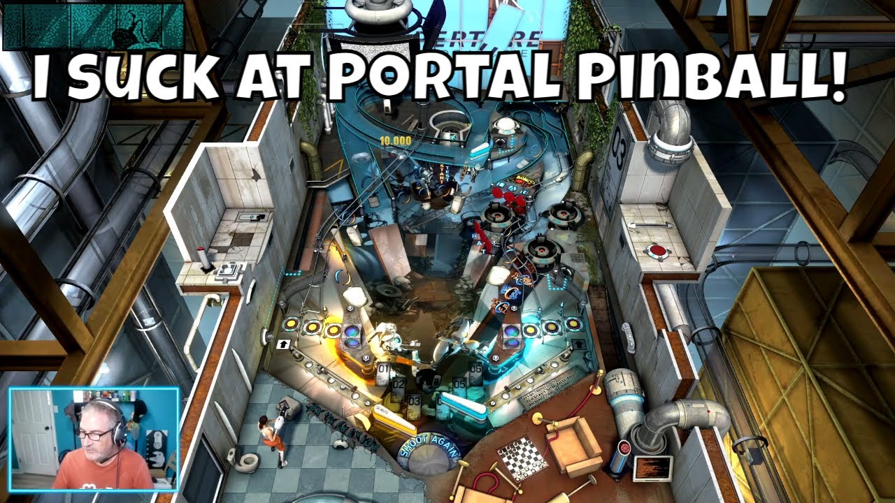 I Suck At Portal Pinball! | Let's Play Pinball