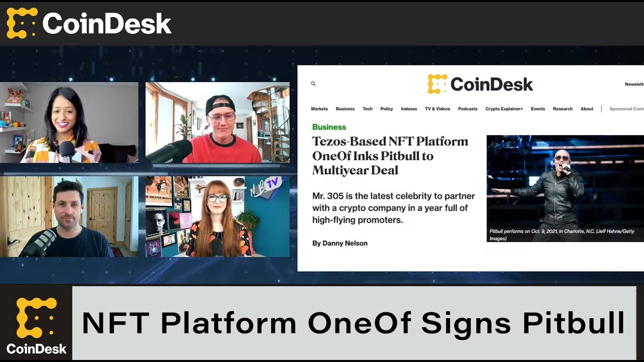 Tezos-Based NFT Platform OneOf Inks Pitbull to Multiyear Deal
