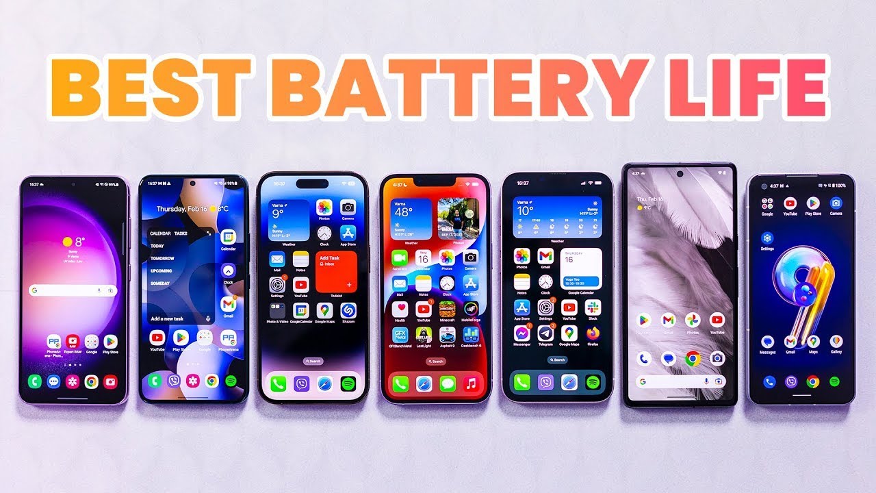 Galaxy S23 против iPhone 14 против Pixel 7: тест аккумулятора!