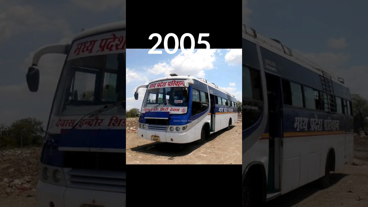 Evolution of Madhya Pradesh Roadways Bus #bus #buslover #shorts #viral #viralshort #evolution