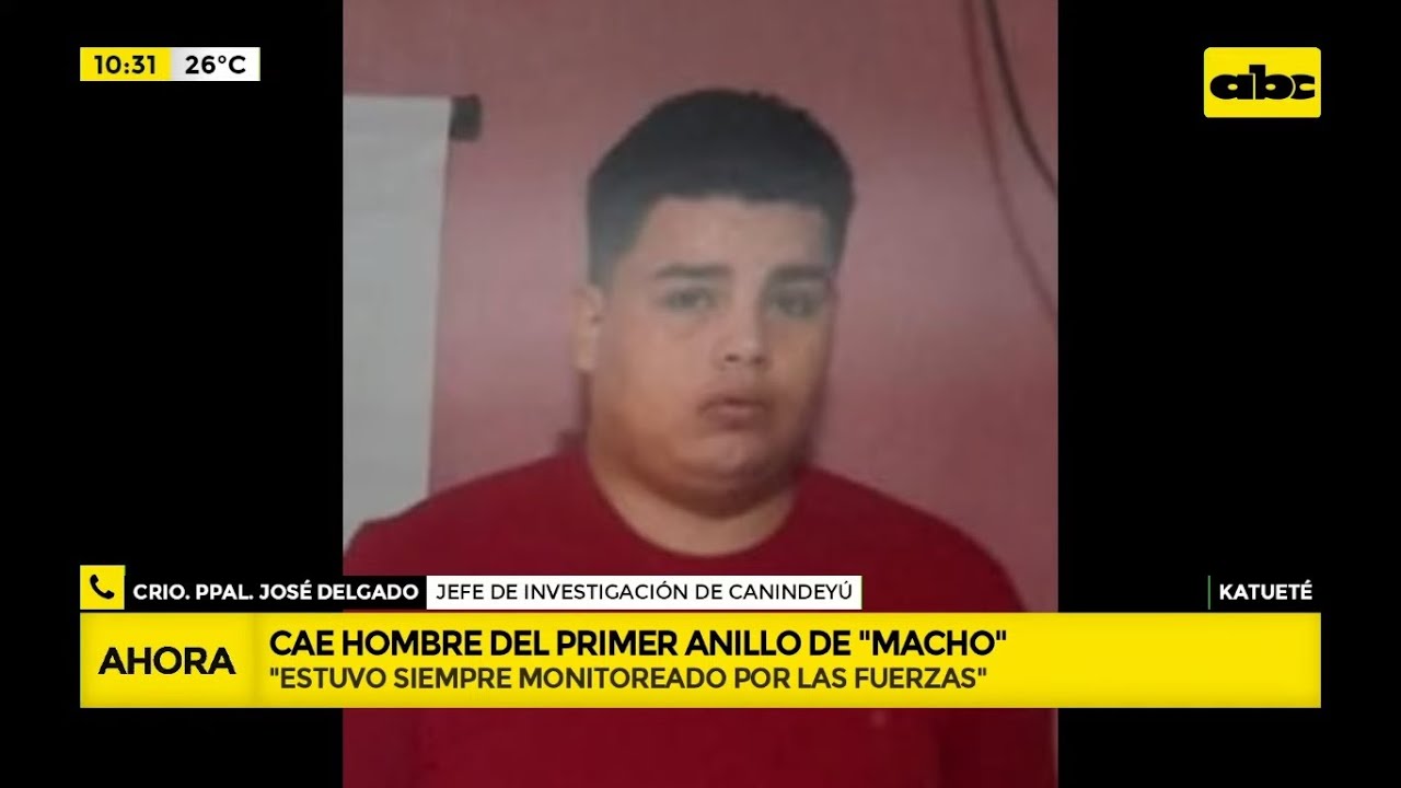 Mano derecha de “Macho” fue detenido en Katueté: tenía en su poder dinero y aparatos tecnológicos