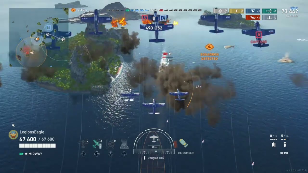 USS Midway &mdash; Operation &ldquo;Ten-Go&rdquo; Conclusion (World of Warships: Legends)