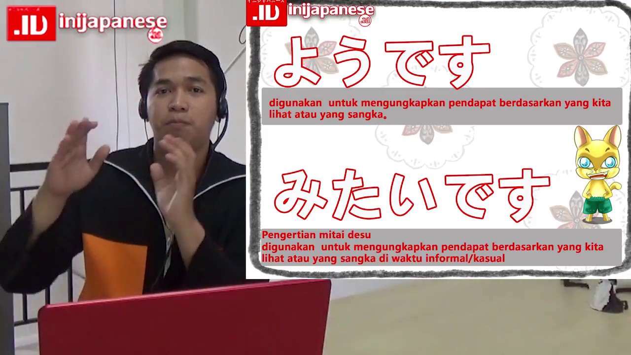 Perbedaan Pola Kalimat you desu dan mitai desu - Bahasa Jepang