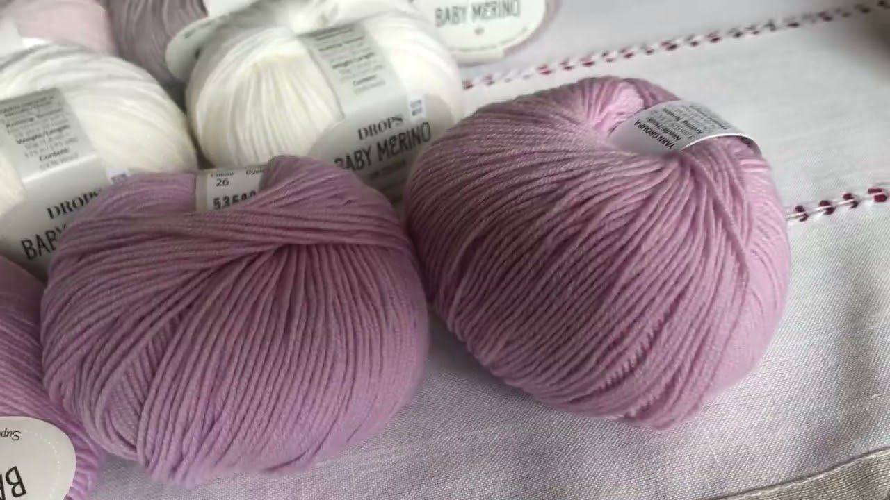 Włóczka baby merino drops rzeczywiste kolory  - baby merino kolor 26 vs. 54