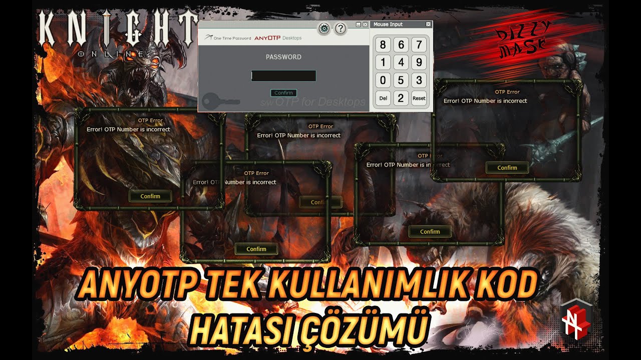 AnyOTP Tek Kullanımlık Kod Hatası [Çözümü]