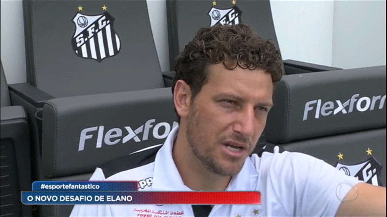 Ap&oacute;s pendurar as chuteiras, Elano assume vaga de auxiliar t&eacute;cnico do Santos