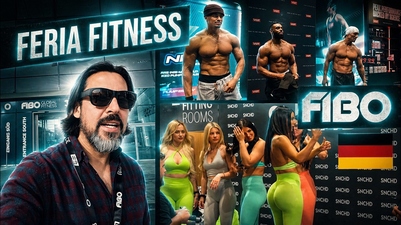 💪 Feria FITNESS 🏋️ en Alemania 🇩🇪 - FIBO 2024   Mister Roka #misterroka #fibo #fitness #alemania