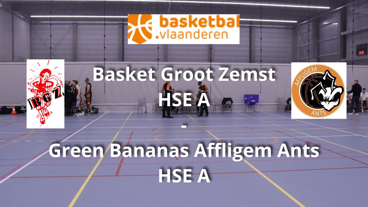 Basket Groot Zemst HSE A - Green Bananas Affligem Ants HSE A - 22 november 2025
