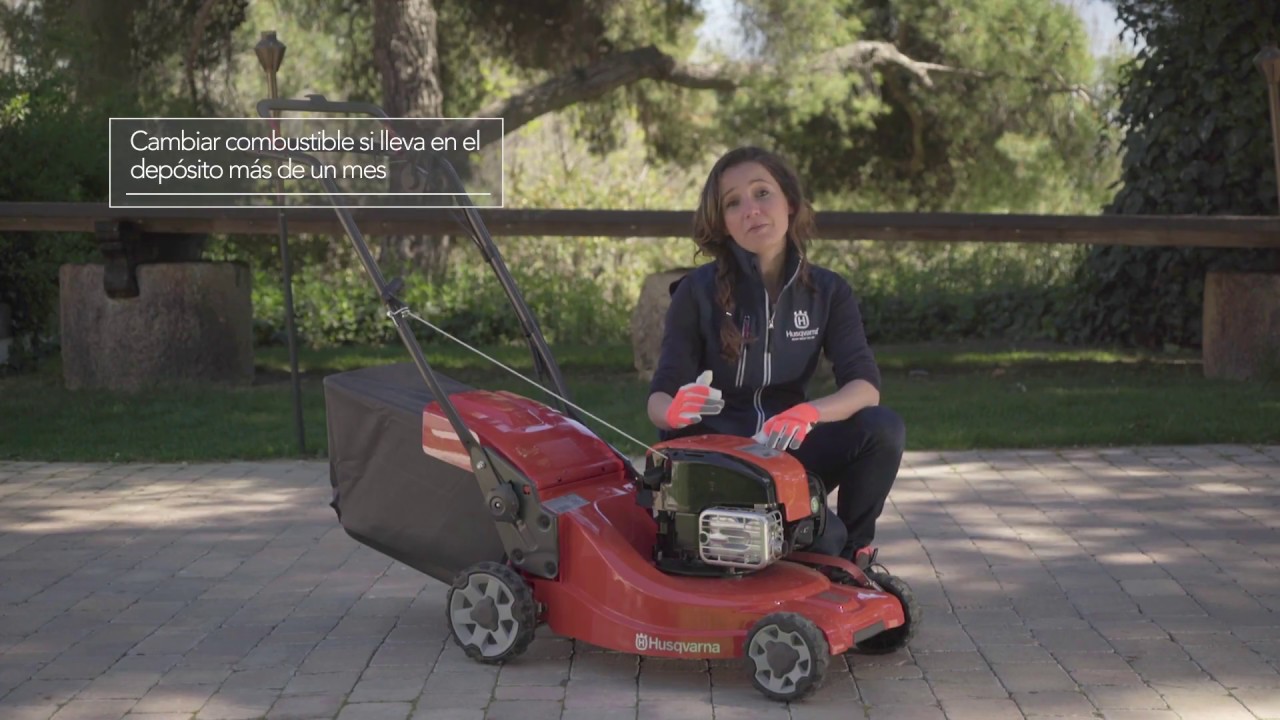 Mantenimiento de un cortacésped con Monique Briones