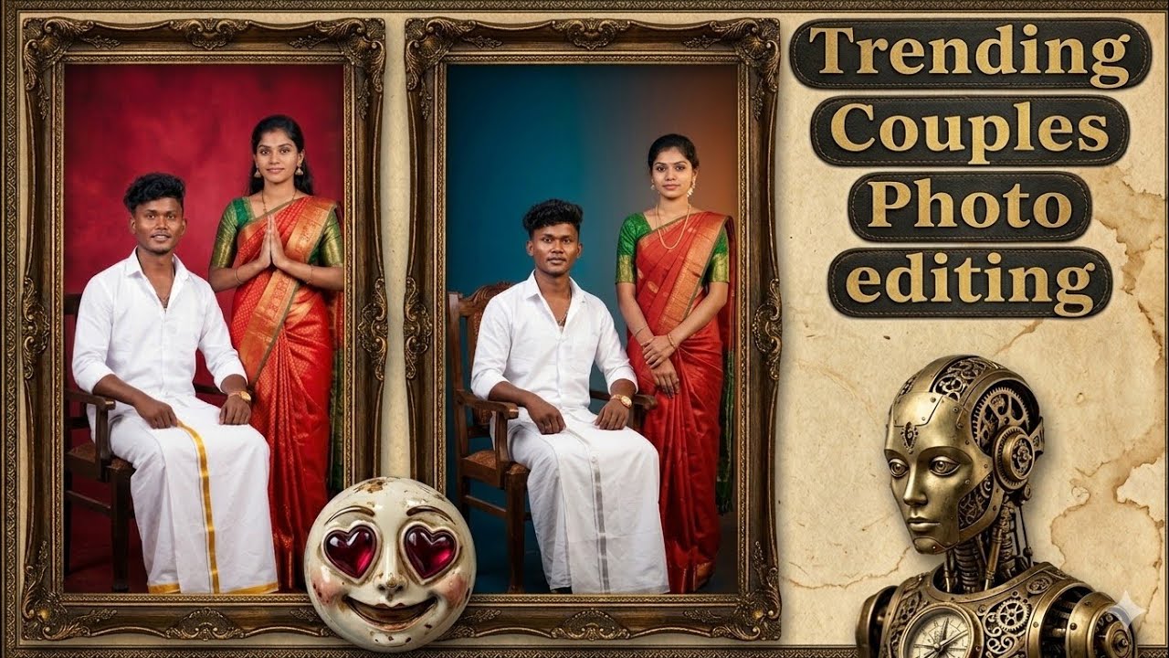 Instagram Trending Couples Photo Editing in Tamil 😍 Trending Ai Photo Editing in Tamil 🤩