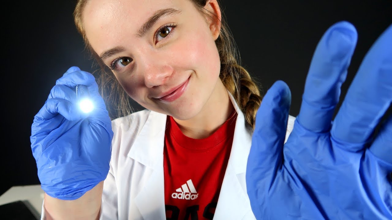 ASMR DOCTOR ROLEPLAY! Yearly Exam 🔍 Latex Gloves, Typing, Hand Movements, Whispering